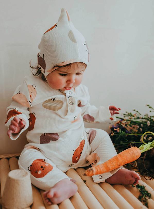 TURTLEDOVE LONDON Teddy Bears Playsuit Up To 3 mths